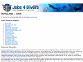 DIVING JOBS LINKS - Jobs4Divers Links Page Scuba Jobs, Career in Diving, Dive Jobs